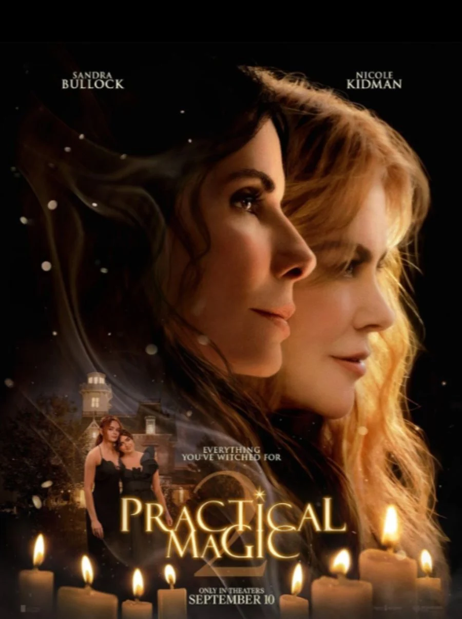 Η επίσημη αφίσα της ταινίας Practical Magic 2 (Μαγικές Εμμονές 2).